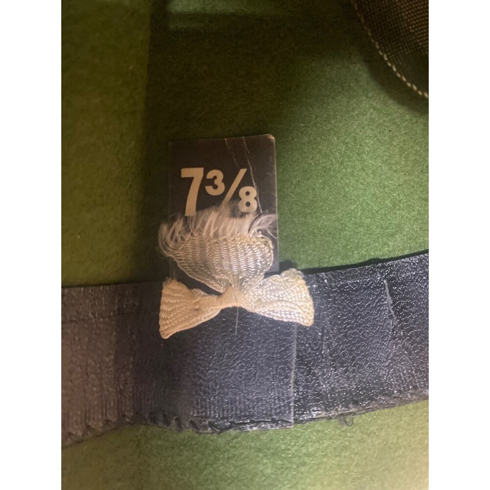 C1960 VINTAGE COLUMBIA SPORTSWEAR Bucket WOMEN'S Felt WOOL HAT 7 3/8 - Picture 8 of 8